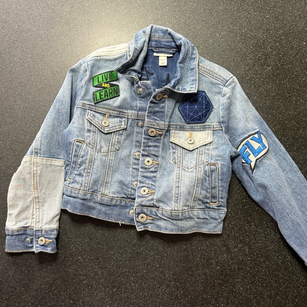 Kids Blue Denim Jacket